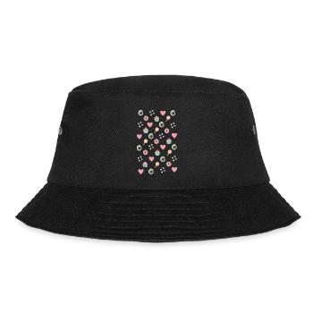 pink candy - Bucket Hat - black - Front - Lela (165cm)