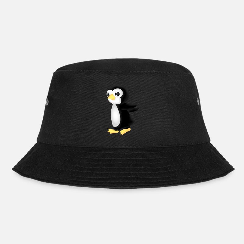 running pingu - Bucket Hat - black