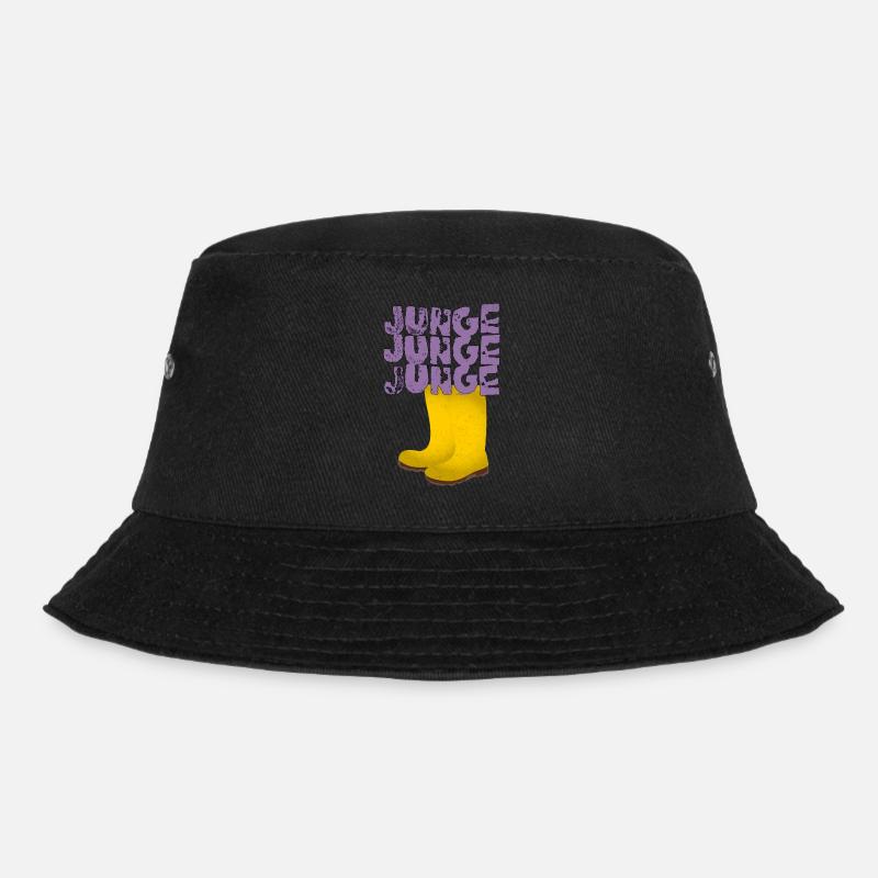 Junge Junge Junge - Bucket Hat - Schwarz
