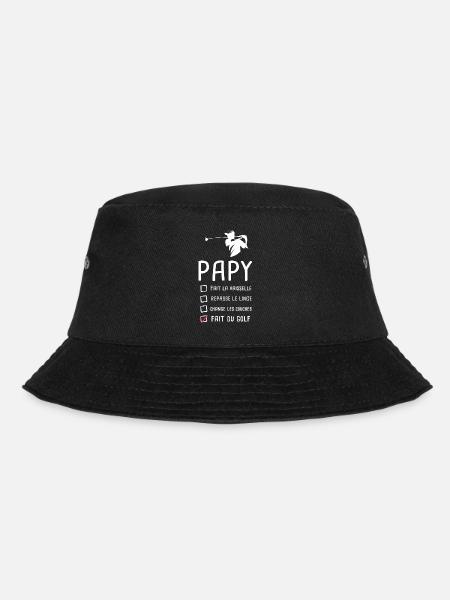 Papy golfeur papi golf grand père cadeau drôle - Bob - noir