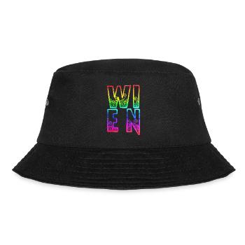 wien rs rainbow - Bucket Hat - black - Front - Lela (165cm)