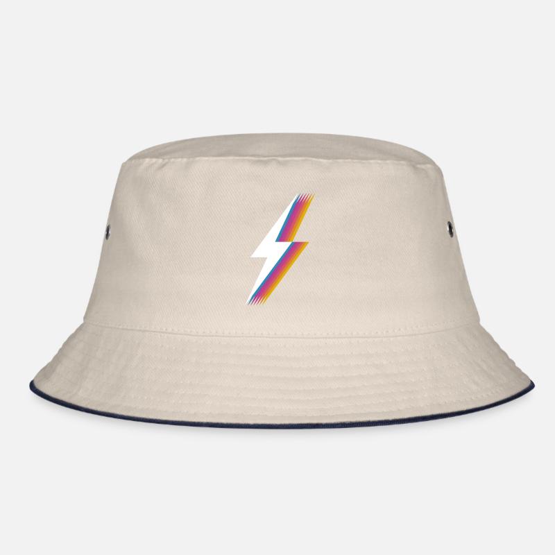 Retrocolor 80s Blitz - Lightning Bolt Bucket Hat