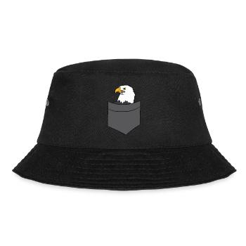 Pygargue à tête blanche - Poche poitrine / Poche chemise - Bob - noir - Devant - Lela (165cm)