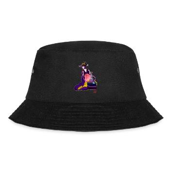 Bijinga Futuristische Frau und Shisha - Bucket Hat - Schwarz - Vorne - Lela (165cm)
