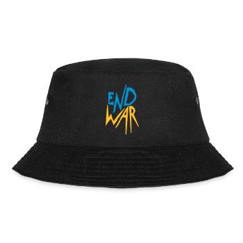 Ukraine End War - Bucket Hat - black - Front - Lela (165cm)