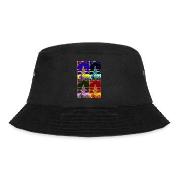 Die Kirche im Dorf - Bucket Hat - Schwarz - Vorne - Lela (165cm)