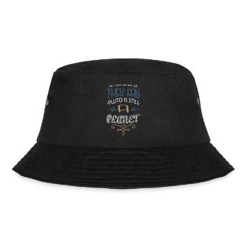astronomy tshirt spaceship bday funny - Bucket Hat - black - Front - Lela (165cm)
