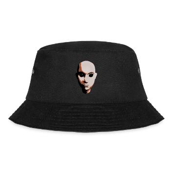 Mystische Kreatur mit schwarzen Augen - Bucket Hat - Schwarz - Vorne - Lela (165cm)
