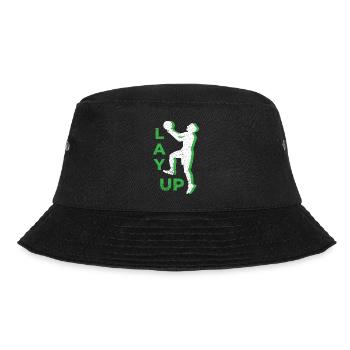 Basketball basketball player hoop throwing sports - Bucket Hat - black - Front - Lela (165cm)