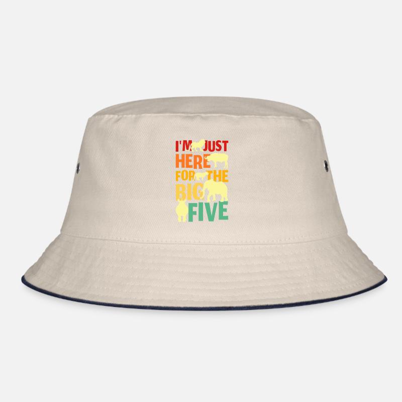 Just Here For The Big Five Bucket Hat