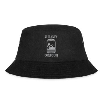 Beer Beer Drinker Party Alcohol Freshly Tapped - Bucket Hat - black - Front - Lela (165cm)