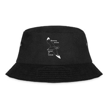 Renesse an Zee meine 2te Heimat 1 - Bucket Hat - Schwarz - Vorne - Lela (165cm)