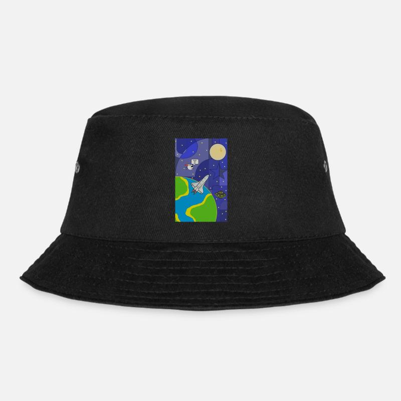 MOCHI WORLD UNIVERSUM - Bucket Hat - Schwarz