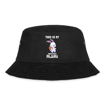 this is my Christmas Pajama - Bucket Hat - black - Front - Lela (165cm)