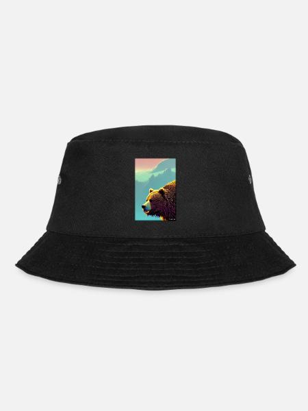 Ours Grizzly Ours brun Prédateur Forêt de faune 4 - Bob - noir