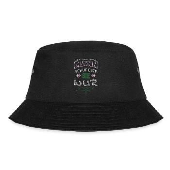geschenkidee 2018 lustig feminismus zitat - Bucket Hat - Schwarz - Vorne - Lela (165cm)