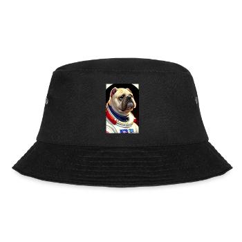 Dog Pet Astronaut Future Sci-Fi Technology - Bucket Hat - black - Front - Lela (165cm)