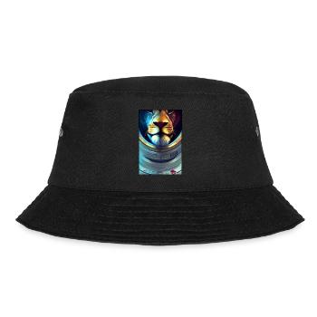 Leo Big Cat Astronaut Future Sci-Fi Technology - Bucket Hat - black - Front - Lela (165cm)