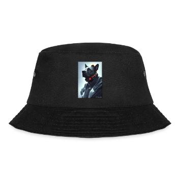 Dog Dog Lovers Cyber Neon Punk Future Sci-Fi - Bucket Hat - black - Front - Lela (165cm)