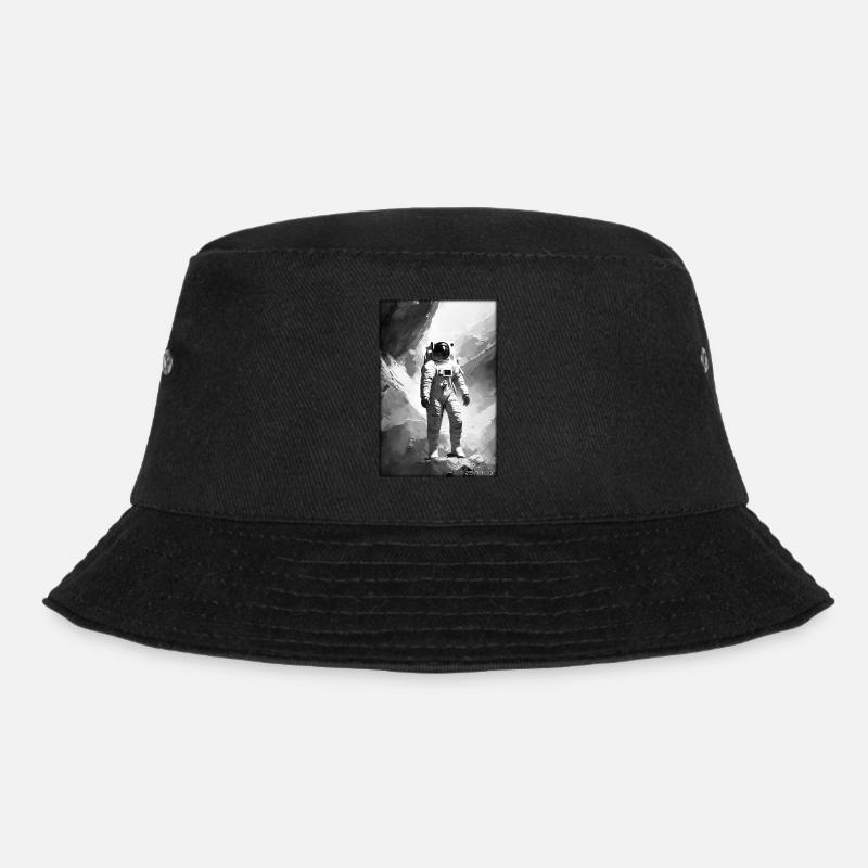 Astronaut Zukunft Sci-Fi Technik - Bucket Hat - Schwarz