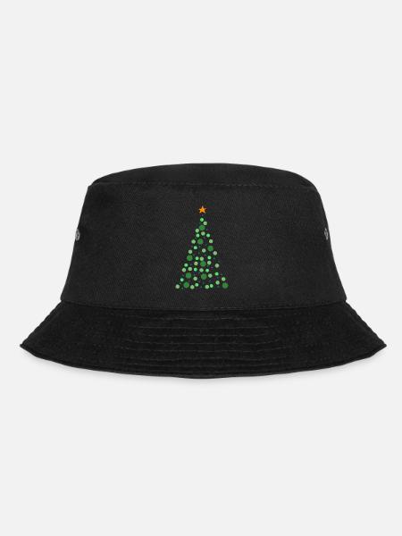 Weihnachtsbaum - Bucket Hat - Schwarz
