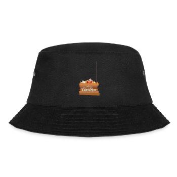 merry Christmas 10 - Bucket Hat - Schwarz - Vorne - Lela (165cm)