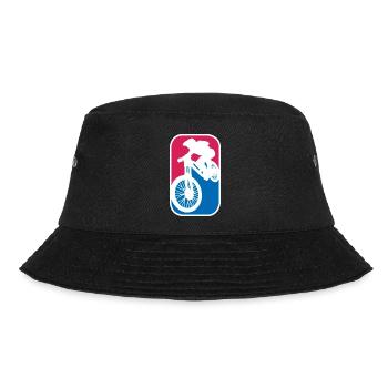 Mountainbike Downhill Fahrrad mtb logo Geschenk - Bucket Hat - Schwarz - Vorne - Lela (165cm)
