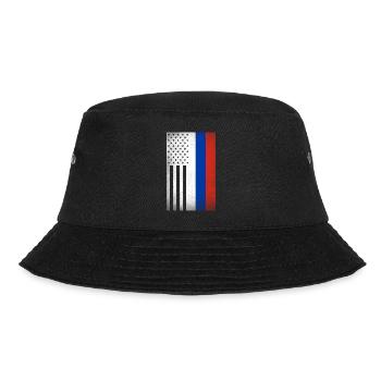 Russland Design für stolze russische Amerikaner - Bucket Hat - Schwarz - Vorne - Lela (165cm)