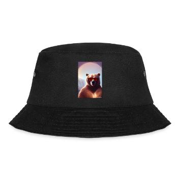 Bear Sunglasses Wildlife Forest Animals Wilderness - Bucket Hat - black - Front - Lela (165cm)