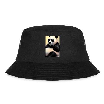 Panda Sonnenbrille Tierwelt Waldtier Tiere Wildnis - Bucket Hat - Schwarz - Vorne - Lela (165cm)