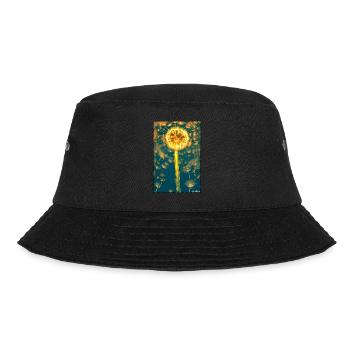 Dandelion Dandelion Asteraceae Flower Spring - Bucket Hat - black - Front - Lela (165cm)