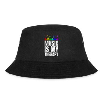 La musique est ma thérapie Musicien Mélomanes - Bob - noir - Devant - Lela (165cm)