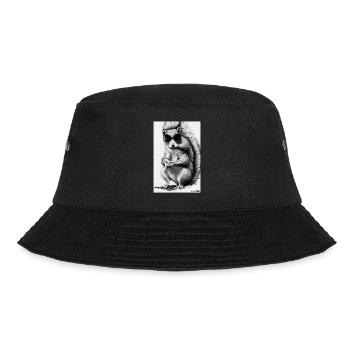Squirrel Sunglasses Wildlife Forest Animal Forest - Bucket Hat - black - Front - Lela (165cm)