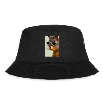Squirrel Sunglasses Wildlife Forest Animal Forest - Bucket Hat - black - Front - Lela (165cm)