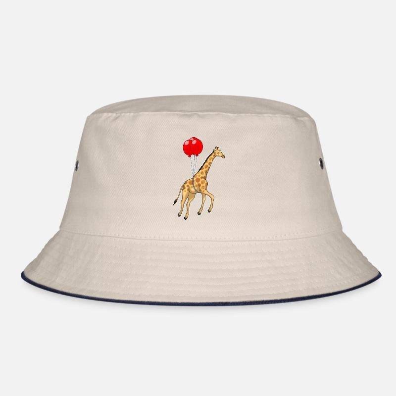Giraffe Luftballon Bucket Hat