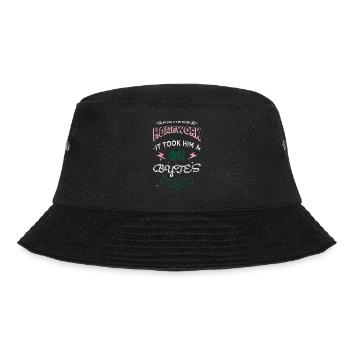 birthday dads favorite computer language - Bucket Hat - black - Front - Lela (165cm)