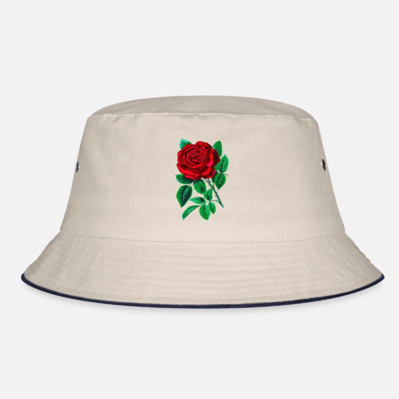 Rote Rose Bucket Hat