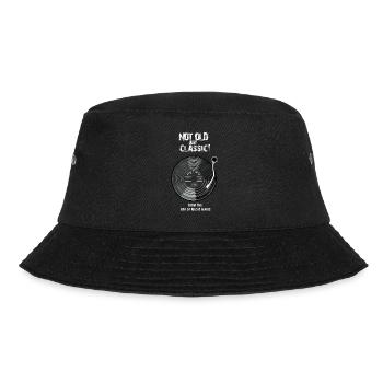 NOT OLD, JUST CLASSIC! RETRO VINTAGE CLASSIC VINYL - Bucket Hat - black - Front - Lela (165cm)