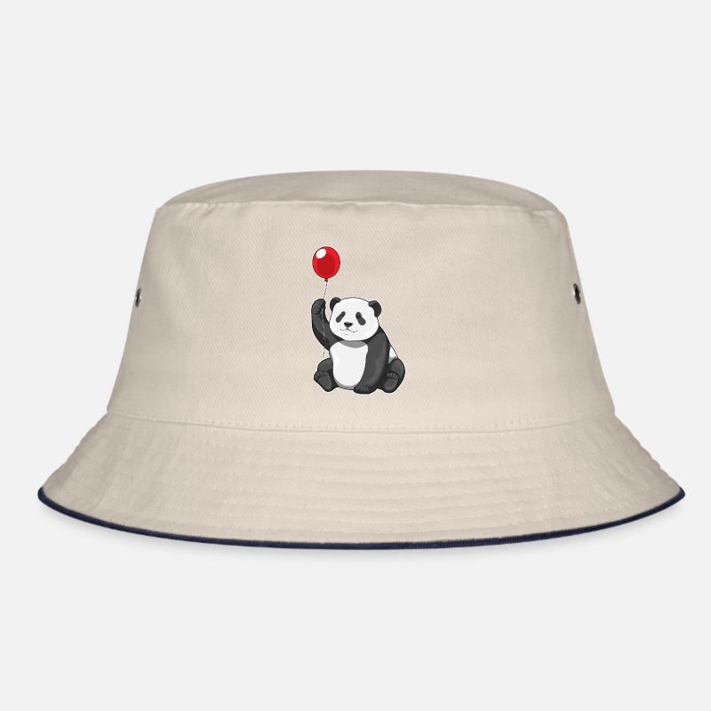 Panda Luftballon Bucket Hat