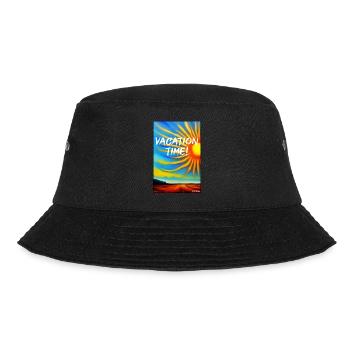 VACATION TIME- Holiday Sun Party Beach Sea - Bucket Hat - black - Front - Lela (165cm)