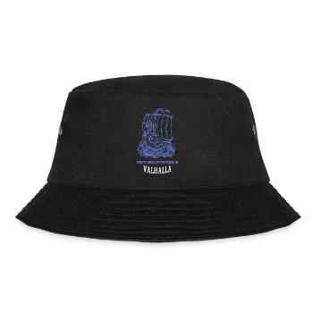Time To Unleash The Power Of Valhalla Retro Viking - Bucket Hat - Schwarz - Vorne - Lela (165cm)