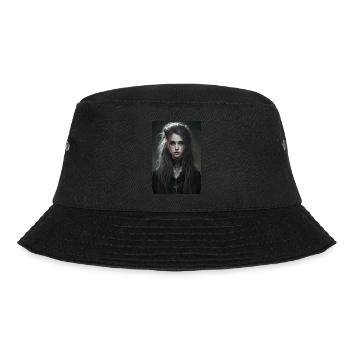 Gothic Mädchen Goth Girl - Bucket Hat - black - Front - Lela (165cm)