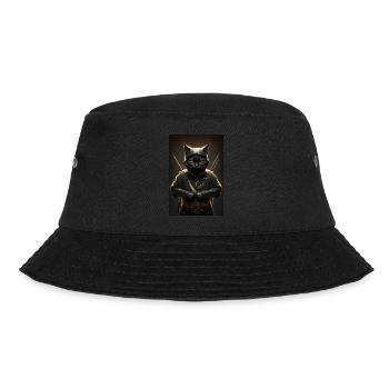 Ninja Katze Japan - Bucket Hat - Schwarz - Vorne - Lela (165cm)