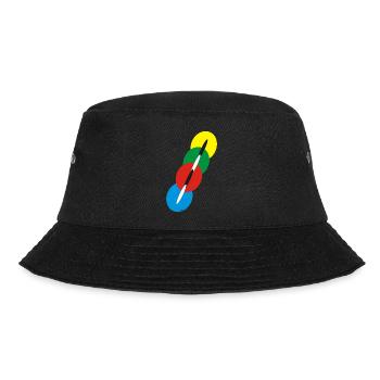 Channel 1 large - Bucket Hat - black - Front - Lela (165cm)