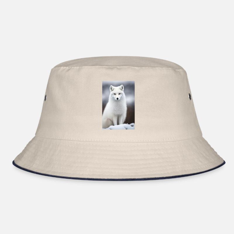 Polar fox Bucket Hat