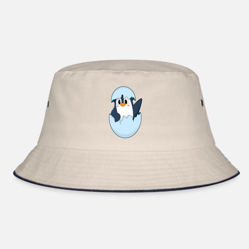 Pinguin Eierschale Bucket Hat