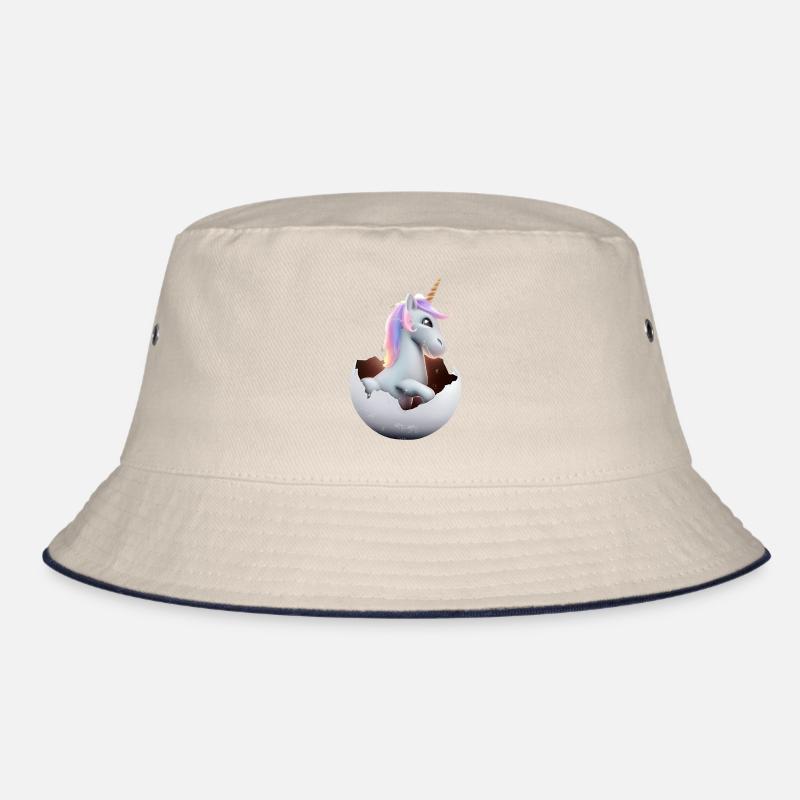 Baby unicorn hatches from egg Bucket Hat