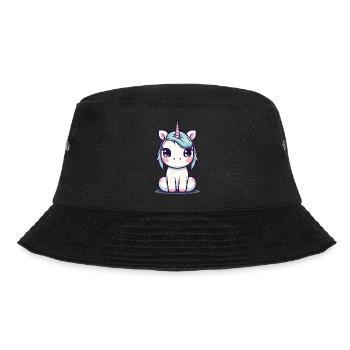 A unicorn - Bucket Hat - black - Front - Lela (165cm)