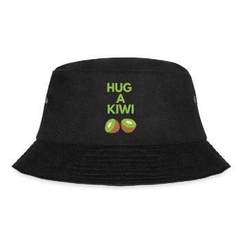 HUG A KIWI - Bucket Hat - black - Front - Lela (165cm)
