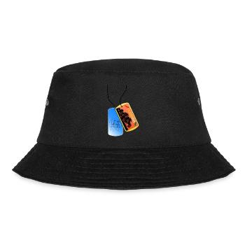 Erkennungsmarke FLORIDA Astronaut Strand Space - Bucket Hat - Schwarz - Vorne - Lela (165cm)